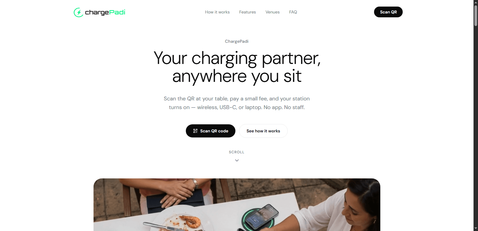 ChargePadi website preview